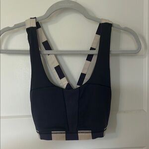 lululemon athletica Navy and Beige Sports Bra